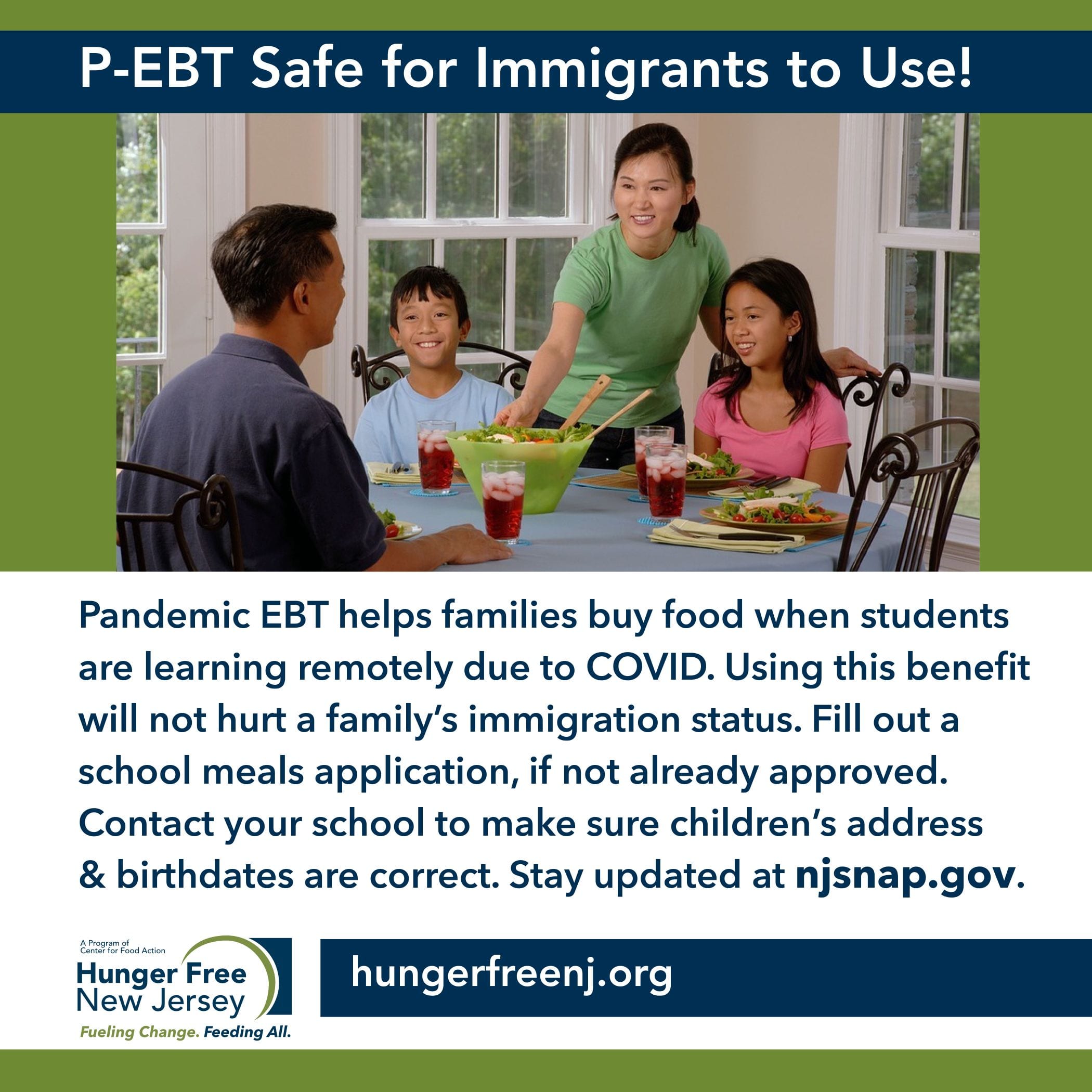 Read more about the article P-EBT Safe for Immigrants