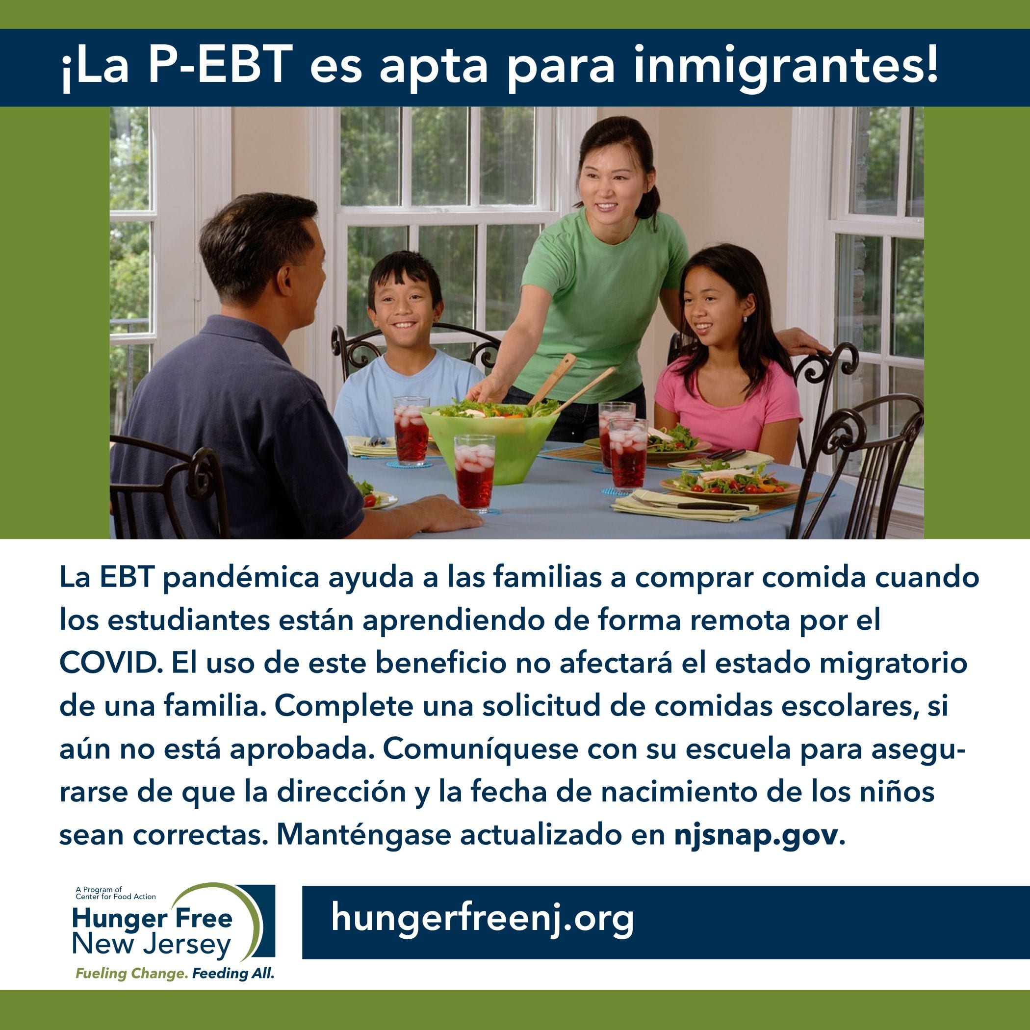 Read more about the article ¡La P-EBT es apta para inmigrantes!