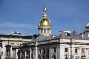 Golden Dome of the New Jersey Statehouse in Trenton