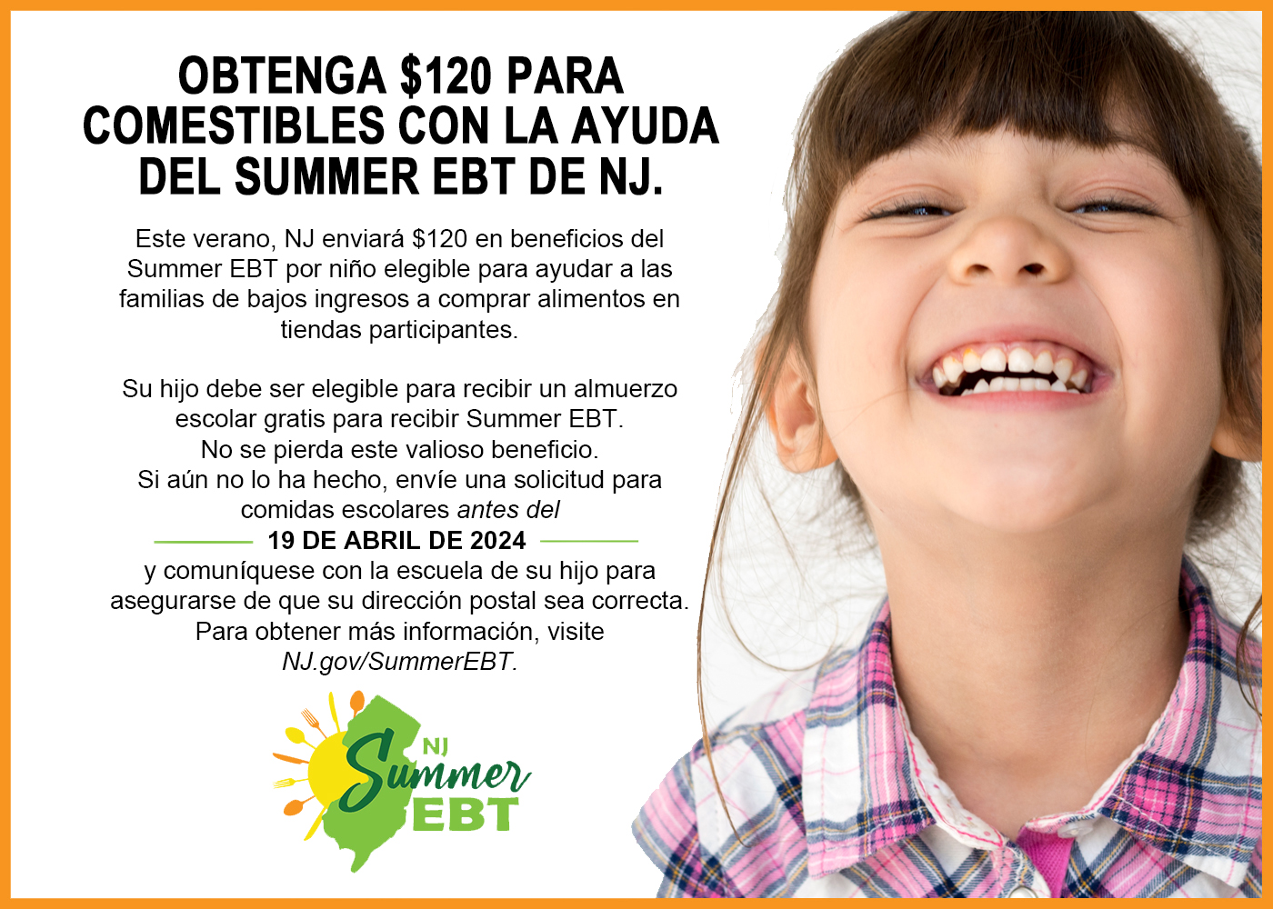 Summer EBT 2024 Hunger Free NJ