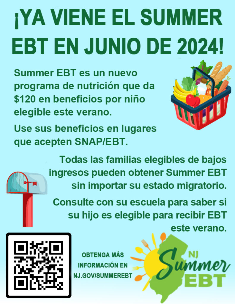 Summer EBT 2024 Hunger Free NJ