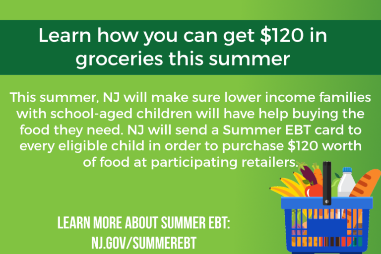 Summer EBT 2024 Hunger Free NJ