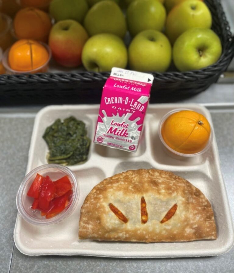 School meal from New Jersey, credit to the New Jersey School Nutrition Association